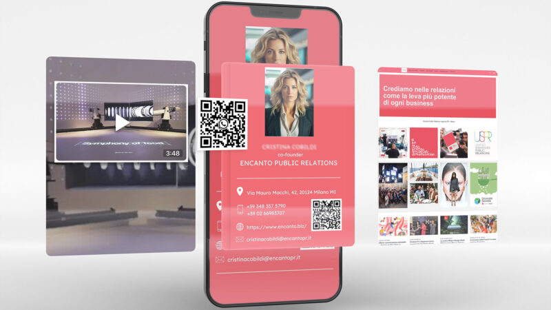 The business card: a global ritual even into the digital age. From QR Code to augmented reality, how habits are changing in ‘interactive’ networking